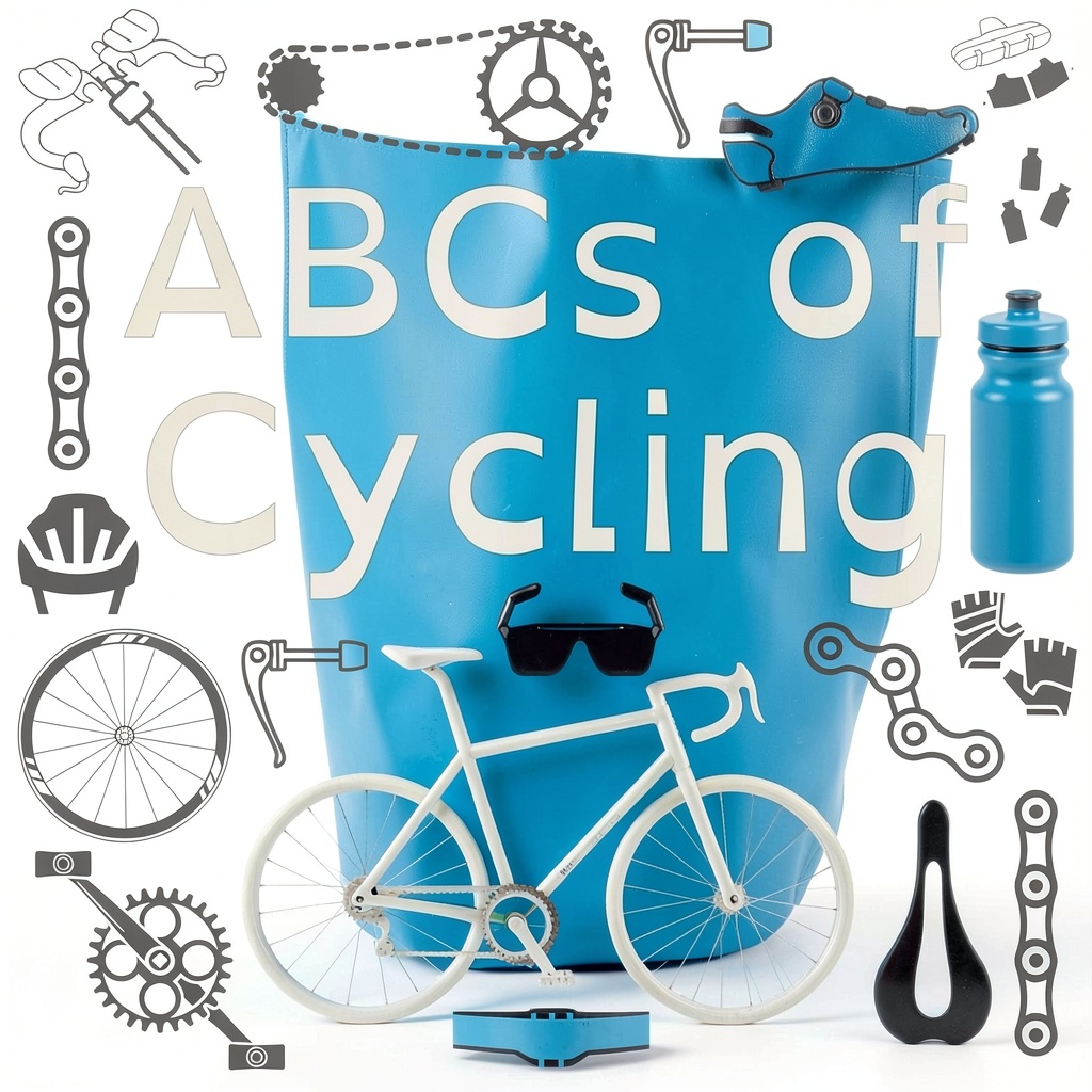 Installing Kids Cycling Alphabet Book Kindle Edition Learners Print Replica on a wooden desk