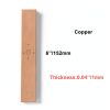 Electroplating Anode Set 1x6x0.04 Nickel Copper Zinc Sheets Chudeng-2