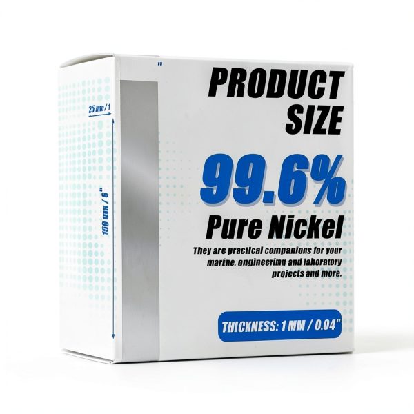 Pure Nickel Sheet 99.6% 0.04x1x6 in 4pcs - Purity Anode for Plating-1