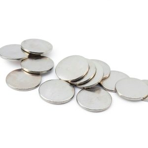 Non-Magnetized 0.98 Inch Iron Nickel Steel Disc 50 Pack Ground-0