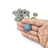 Non-Magnetized 0.98 Inch Iron Nickel Steel Disc 50 Pack Ground-3