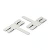 Nickel Sheet 100pcs T-Shaped 2.8x2.7cm Low Resistivity NXA-CYJ-2